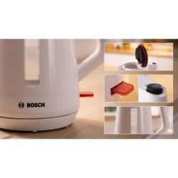 Bouilloire - BOSCH -  TWK1M121 MyMoment - Blanche - capacité 1,7L -