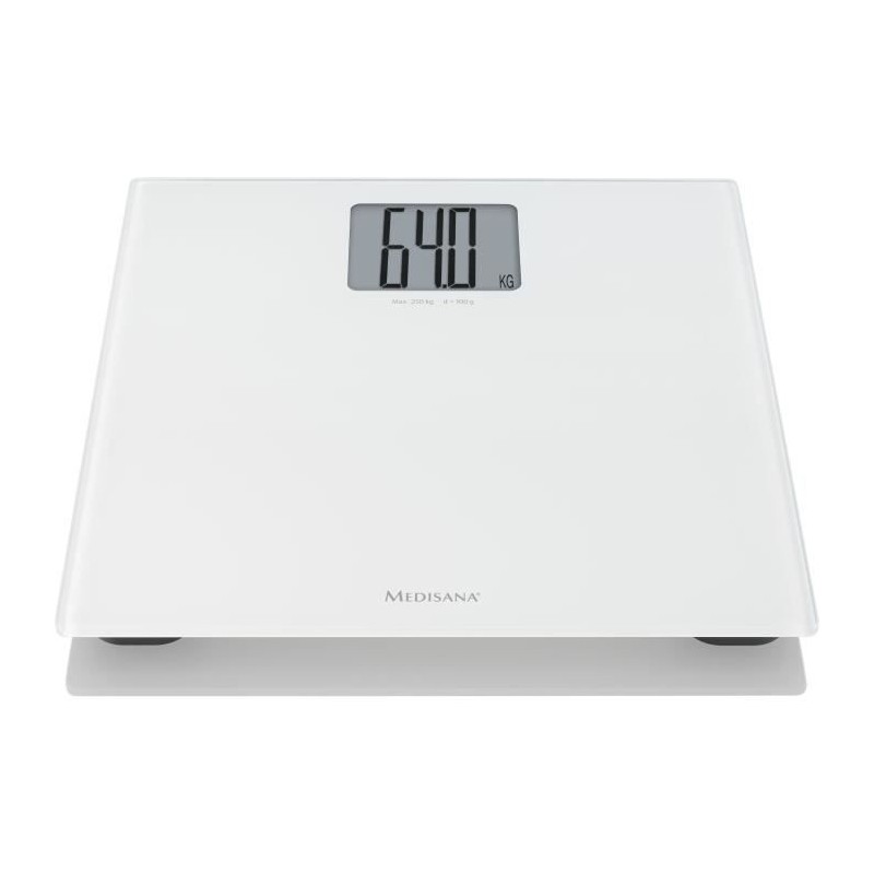 Pese-personne XL Medisana PS 470 Blanc - Charge maximale 250 kg - Grand écran...