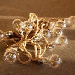 Guirlande lumineuse extérieur - LUMISKY - FANTASY CORD - 7.70 m - 10 ampoules...