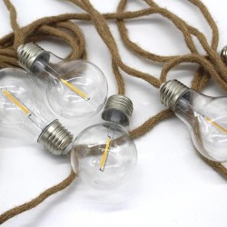 Guirlande lumineuse extérieur - LUMISKY - FANTASY CORD - 7.70 m - 10 ampoules...