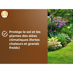 Ecorces De Pin - OR BRUN - Protege Le Sol - Limite Les Mauvaises Herbes - Con...