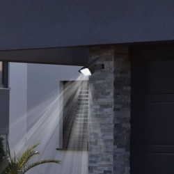 Lot de 2 spots solaires projecteur 2 en 1 a piquer ou a fixer - LUMISKY - CUR...