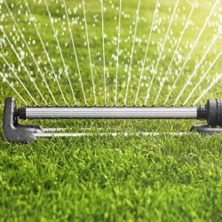 Arroseur oscillant GARDENA Aqua L - Surface 280m² - Portée 18m max - Résistan...