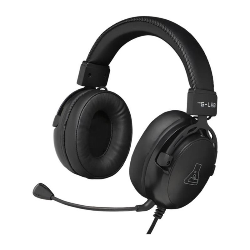 Casque Gamer Filaire - THE G-LAB - KORP TITANIUM - Microphone - PC/PS4/Xbox O...