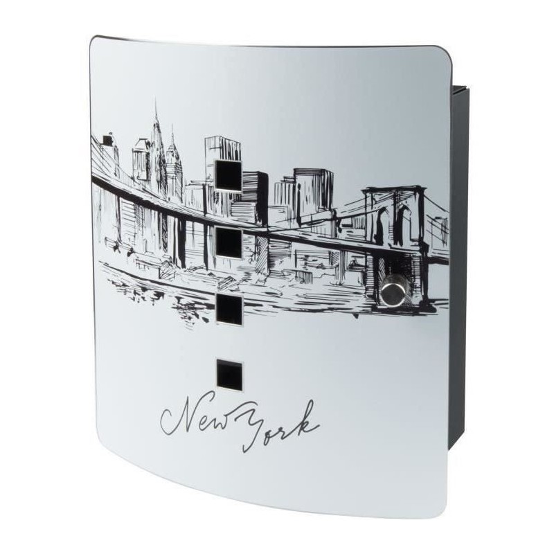 BURG-WÄCHTER Armoire a clés 6204/10 Ni Skyline NY
