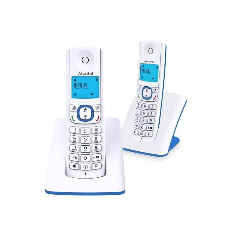Téléphone sans fil - ALCATEL - F530 Duo - 2 combinés, blocage d'appels, mains...