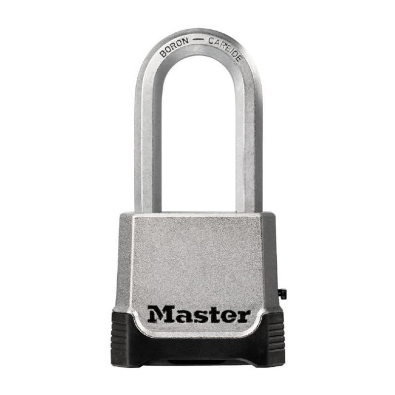 Cadenas Haute Sécurité - MASTER LOCK - M176EURDLH - Zinc - Anse XL - Extérieur