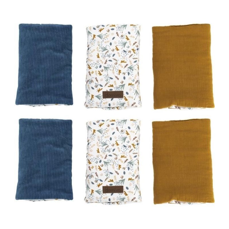 Tour de lit - DOMIVA - AU FIL DE L'EAU - Modulable - x6 - Ouvert 40 x 25 cm/f...