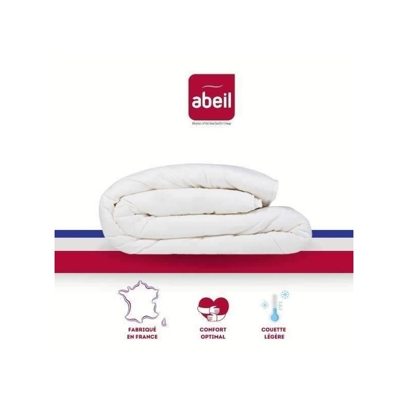 ABEIL Couette légere NUAGE de DOUCEUR 240x260 cm blanc