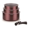 Set de 3 casseroles - ARTHUR MARTIN - AM1088 - Tout feux dont induction - 16/...