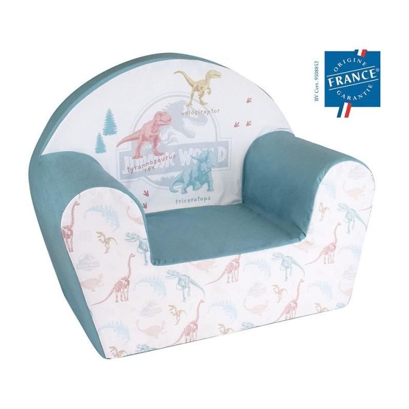 Fauteuil Club dinosaures - FUN HOUSE - Jurassic World - Pour enfant - l.52 x ...