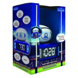 Réveil digital avec veilleuse lumineuse ballon de rugby en 3D et effets sonores