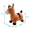 Porteur - LEXIBOOK - Cheval Sauteur Gonflable en Peluche - Design 2-en-1 - Ho...