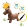 Porteur - LEXIBOOK - Cheval Sauteur Gonflable en Peluche - Design 2-en-1 - Ho...