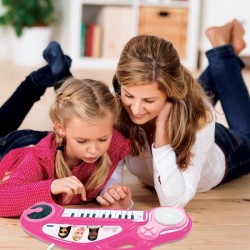 Piano électronique pour enfants Barbie avec effets lumineux et microphone - 2...