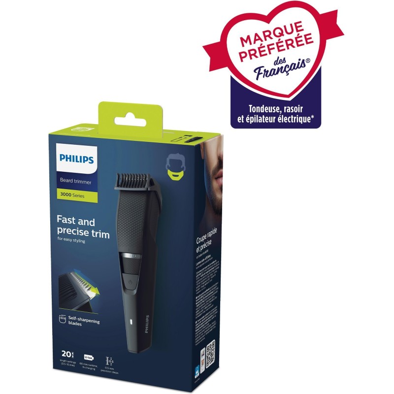 Tondeuse barbe - PHILIPS - BT3234/15 - Series 3000