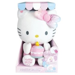 Hello Kitty Peluche Interactive Anniversaire +/- 26 cm - JEMINI - Musique, bo...