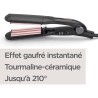 Fer a gaufrer - BABYLISS 2165CE - Plaques larges de 35 mm - 10 températures -...