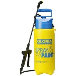Pulvérisateur a main Gloria Spray&Paint 5L - 3 bars - Soupape et buse a jet p...