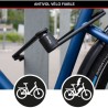 Antivol Vélo Pliable - MASTER LOCK - 8335EURDPRO - Acier Trempé, 4 Clés, Supp...
