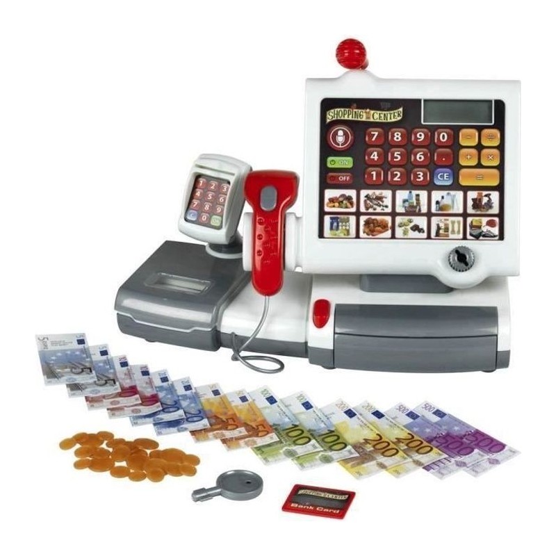 Klein - Caisse enregistreuse avec display tactile Shopping Center