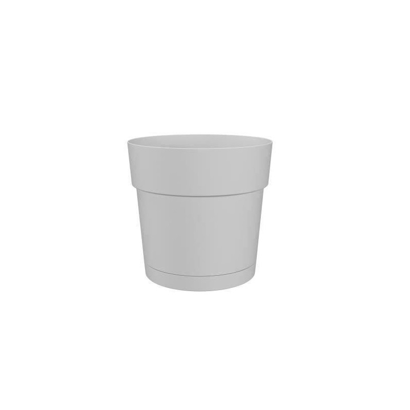ARTEVASI Pot de fleurs rond CAPRI LARGE - Plastique - Réservoir d'eau - diame...