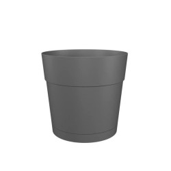 ARTEVASI Pot de fleurs rond CAPRI LARGE - Plastique - Réservoir d'eau - diame...