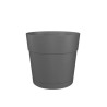 ARTEVASI Pot de fleurs rond CAPRI LARGE - Plastique - Réservoir d'eau - diame...