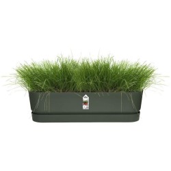 ELHO Jardiniere ovale GREENVILLE - Ø49 x 19,8 x 18,4 cm - Plastique recyclé -...