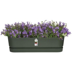 ELHO Jardiniere ovale GREENVILLE - Ø49 x 19,8 x 18,4 cm - Plastique recyclé -...