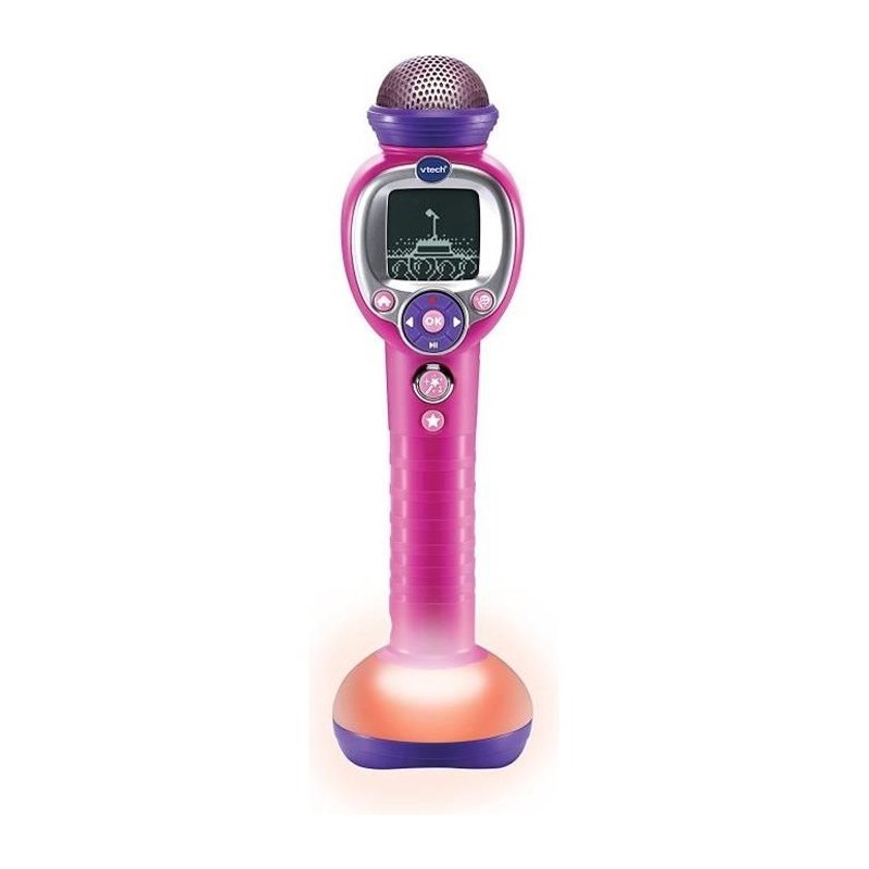 Micro Karaoké Enfant VTECH Kidi Super Star Moov' Rose - 6 ans et +