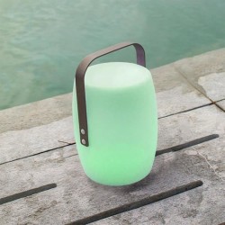 Lanterne sans fil - LUMISKY - LUCY ROCK - H31 cm - Poignée aluminium - LED bl...