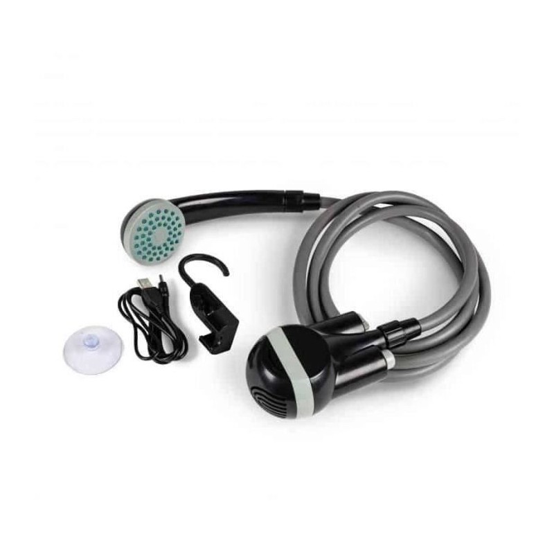 Douche électrique - KAMPA - Power Shower - Batterie rechargeable - Tuyau 1,80...