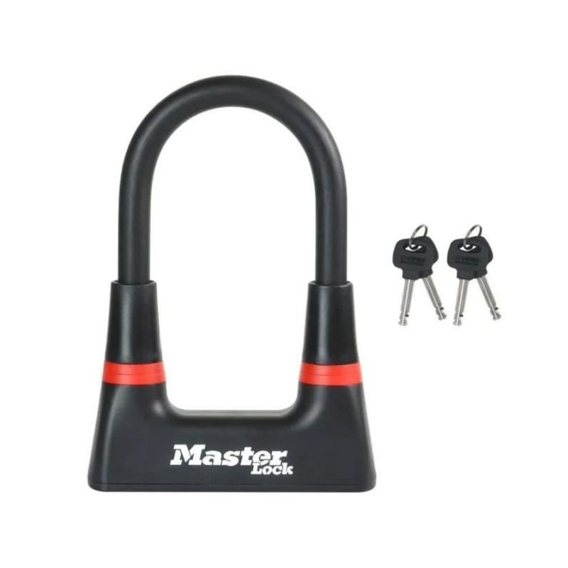 Antivol en U MASTER LOCK - Mini U - Acier cémenté - Protection contre crochet...
