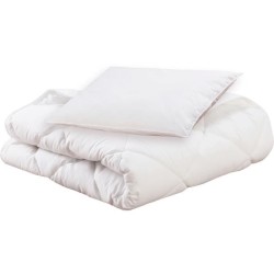 Pack bio Couette 100x140cm + oreiller 40x60cm - MON P'TIT DODO - Chaude - 100...