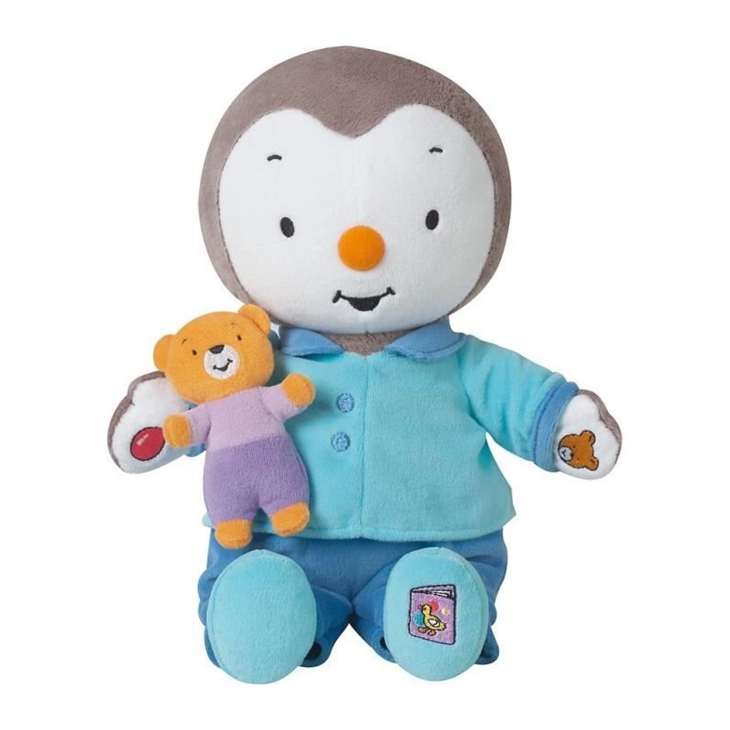 Peluche T'CHOUPI Raconte moi une histoire - JEMINI - ± 30 cm - Bleu - Enfant ...