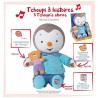 Peluche T'CHOUPI Raconte moi une histoire - JEMINI - ± 30 cm - Bleu - Enfant ...