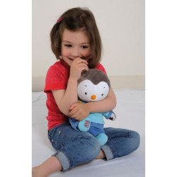 Peluche T'CHOUPI Raconte moi une histoire - JEMINI - ± 30 cm - Bleu - Enfant ...