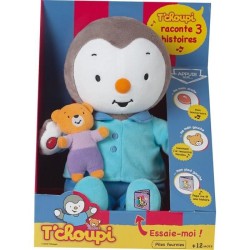 Peluche T'CHOUPI Raconte moi une histoire - JEMINI - ± 30 cm - Bleu - Enfant ...