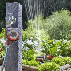 GARDENA Programmateur d'arrosage Easy – Bouton rotatif – Pile 9V non fournie ...