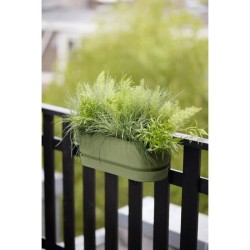 ELHO Balconniere GREENVILLE EASY BALCONY - L 21.2 x W 52 x H 19.4 cm - Leaf G...