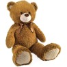 Ours en Peluche Marron avec Noeud +/- 100 cm - PLANET PLUCH - Magnifique ours...