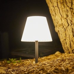 Lampe de table solaire 2 en 1 a planter ou a poser - LUMISKY - BOUFFANT - H62...