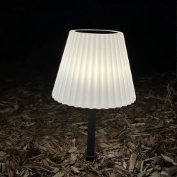 Lampe de table solaire 2 en 1 a planter ou a poser - LUMISKY - BOUFFANT - H62...