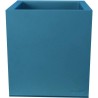 Bac a fleurs carré RIVIERA GRANIT - Plastique - 59x29,5x33,5 cm - Bleu