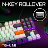 Clavier Gaming - THE G-LAB - KEYZ-MERCURY-C/FR - Mécanique - TKL - 3coloris B...