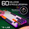 Clavier Gaming - THE G-LAB - KEYZ-MERCURY-C/FR - Mécanique - TKL - 3coloris B...