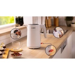 Bouilloire - BOSCH - TWK2M161 MyMoment - Blanche Mate - indicateur de