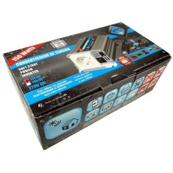 Convertisseur de tension - HTC TECHNIC - 12V/220 V - 150 W - Avec prise USB-A...