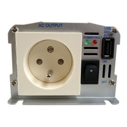 Convertisseur de tension - HTC TECHNIC - 12V/220 V - 150 W - Avec prise USB-A...